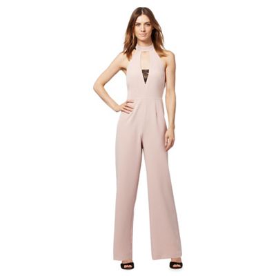 Red Herring Light pink lace jumpsuit